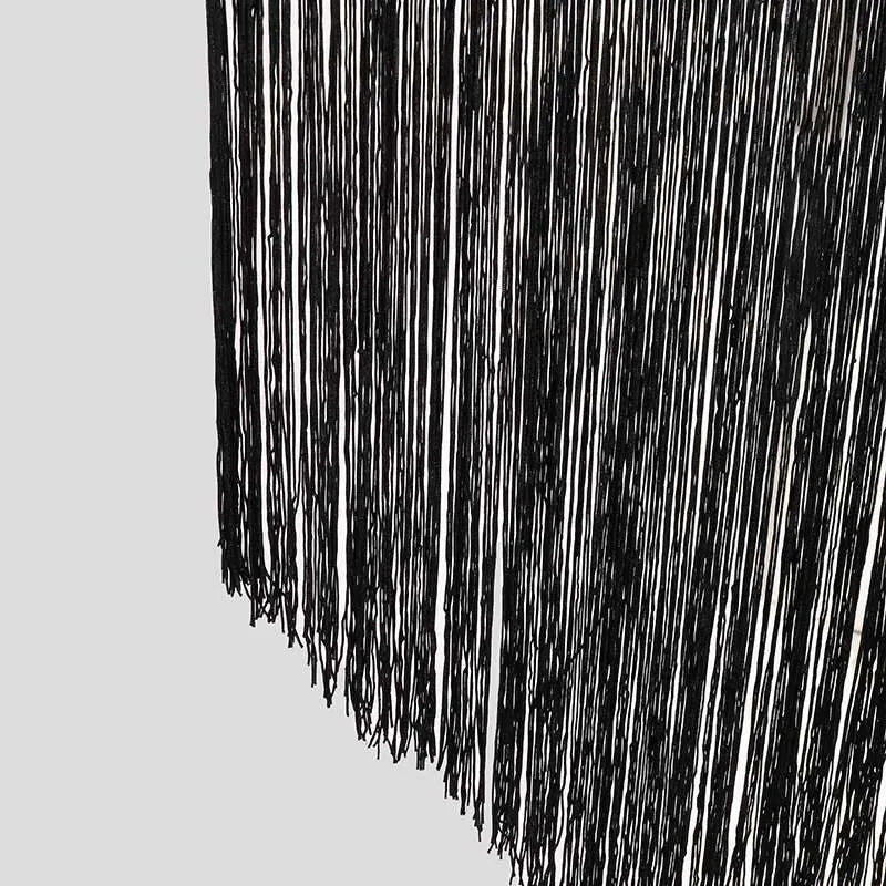 Fringe Knit Shoulder Drape