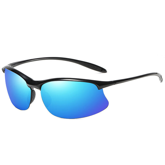 Semi Rimless Sports Polarised Sunglasses
