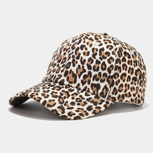 Adjustable Leopard Print Cap