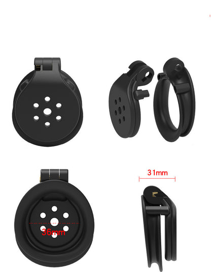 NullTech Chastity Cage With 4 Ring Sizes