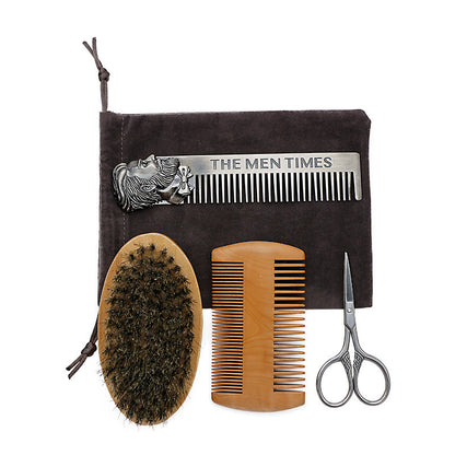 Wooden Beard Care Set