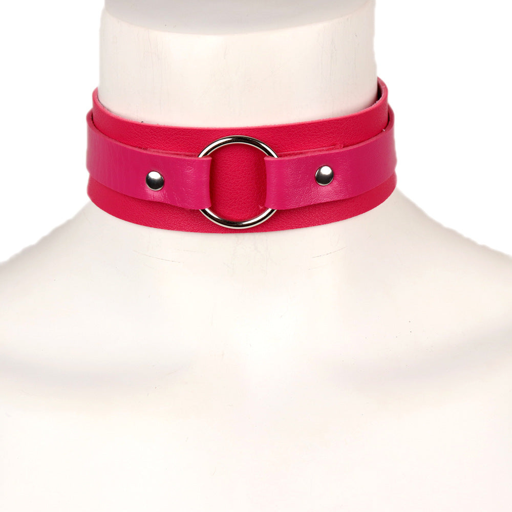 Leather O-Ring Collar / Choker