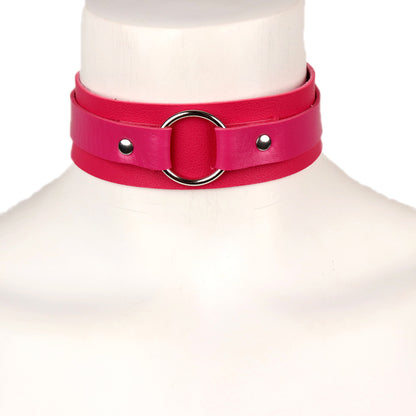 Leather O-Ring Collar / Choker