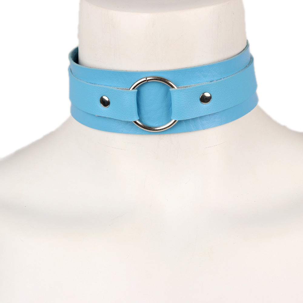 Leather O-Ring Collar / Choker