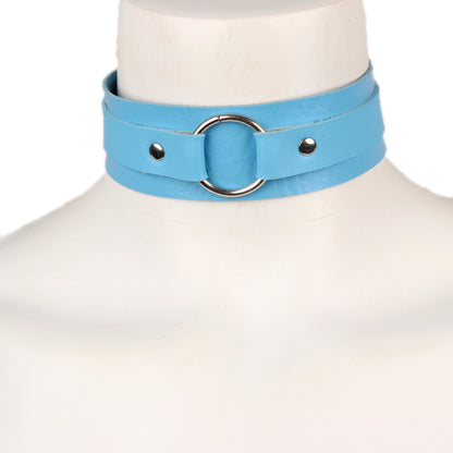 Leather O-Ring Collar / Choker