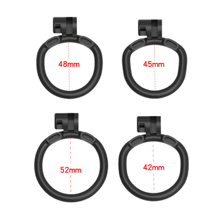 NullTech Chastity Cage With 4 Ring Sizes