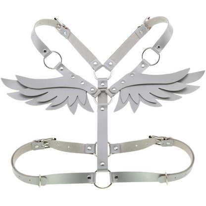Angel Wings Leather Harness