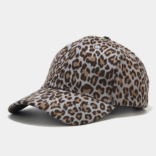 Adjustable Leopard Print Cap