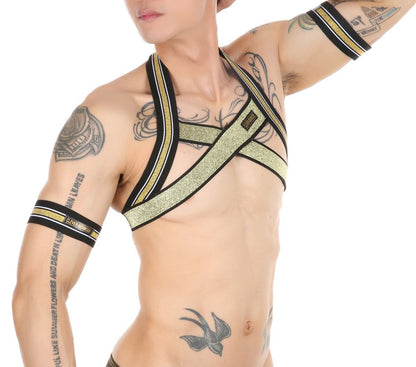 Gold Glitter Harness