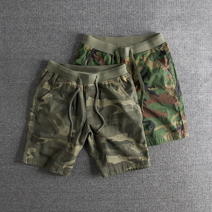 Essentials Cotton Camo Shorts