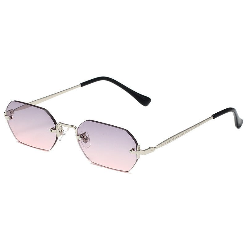 Retro Rimless Sunglasses