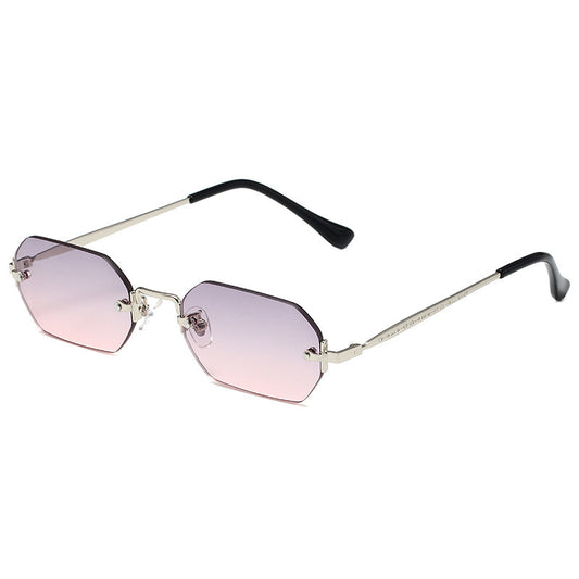 Retro Rimless Sunglasses