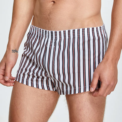 Striped Cotton Shorts