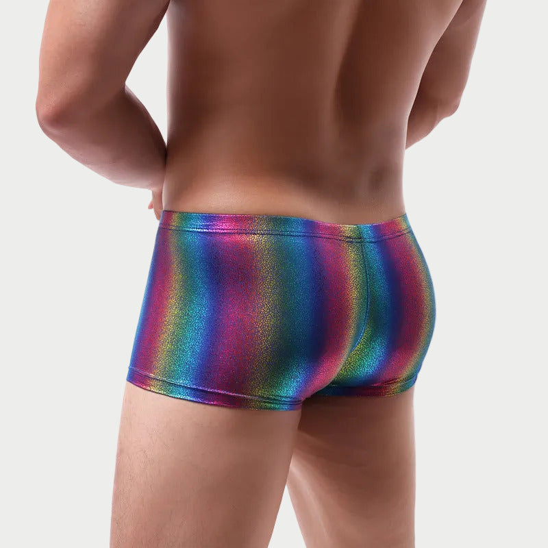 Holographic Rainbow Boxer Briefs