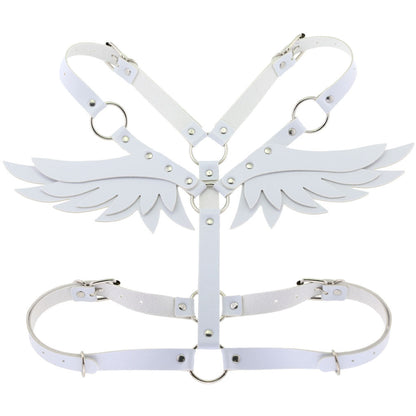 Angel Wings Leather Harness