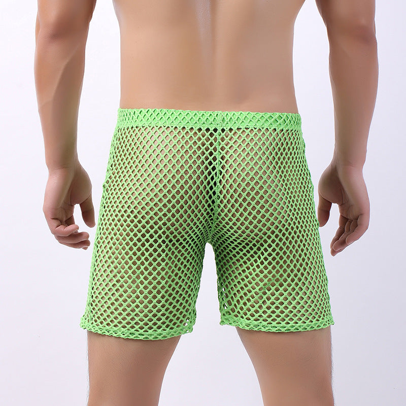 Mesh Fishnet Midway Shorts