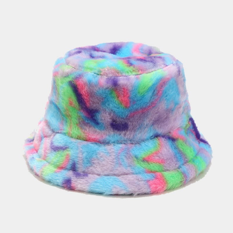 Fluffy Pattern Bucket Hat