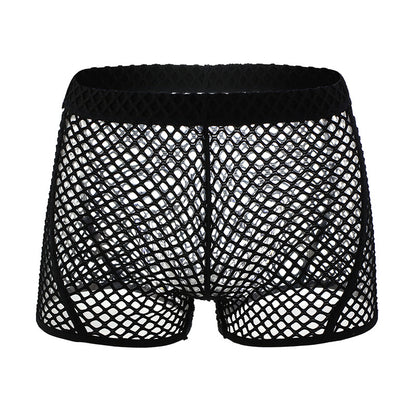 Mesh Fishnet High Shorts