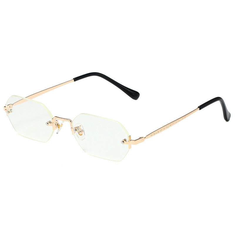 Retro Rimless Sunglasses