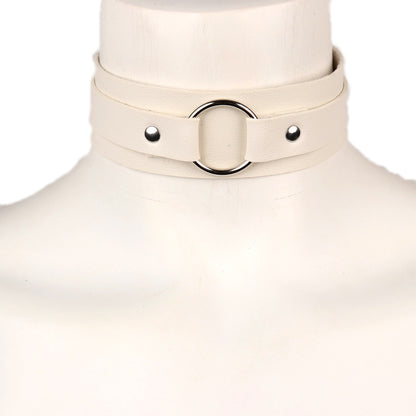 Leather O-Ring Collar / Choker