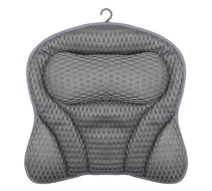 Luxury Spa Bath Pillow with Headrest & Suction Cups
