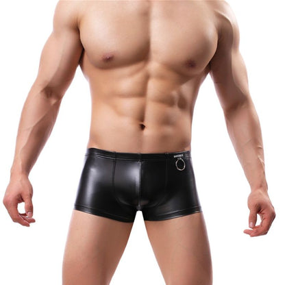 Leather Boxer Briefs