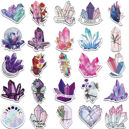 50 Dreamy Crystal Graffiti Stickers