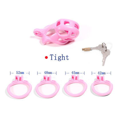 Breathable Mesh Chastity Cage With 4 Ring Sizes