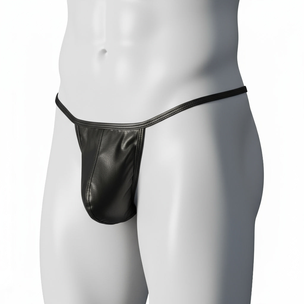 Leather Thong G-String