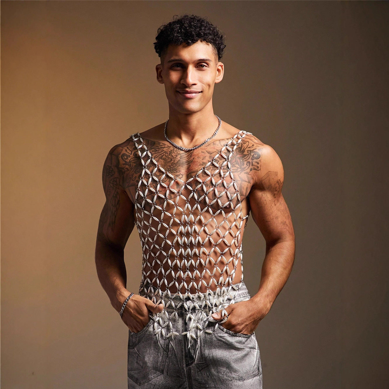 Pearl Scale Chain Tank