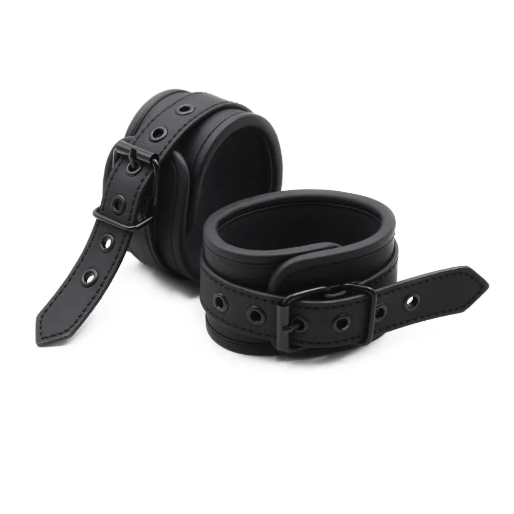 Leather Black Handcuffs