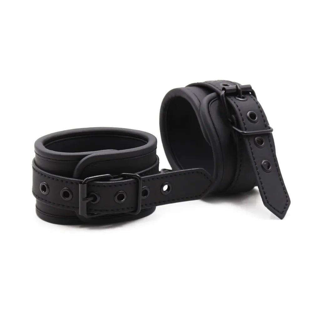 Leather Black Handcuffs