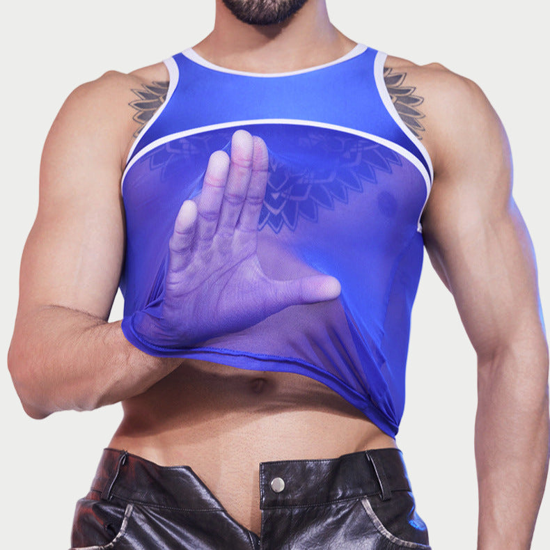 Sheer Tank Mesh Top
