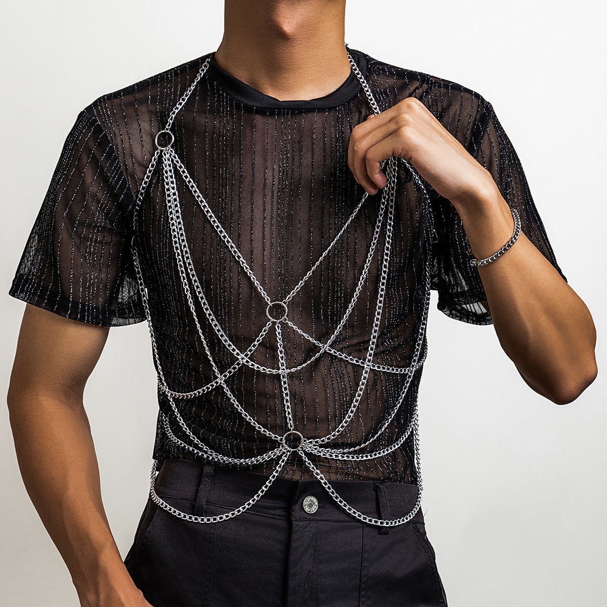 Stainless Steel Chain Body Harness