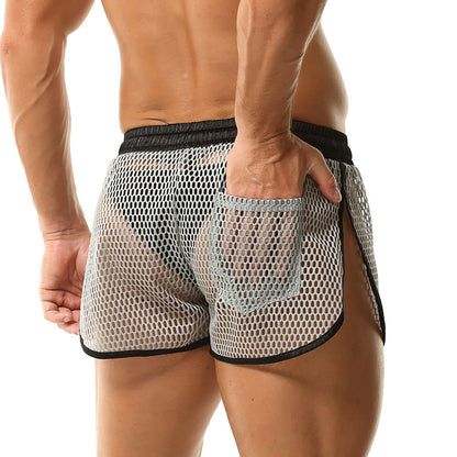 Mesh Split Shorts