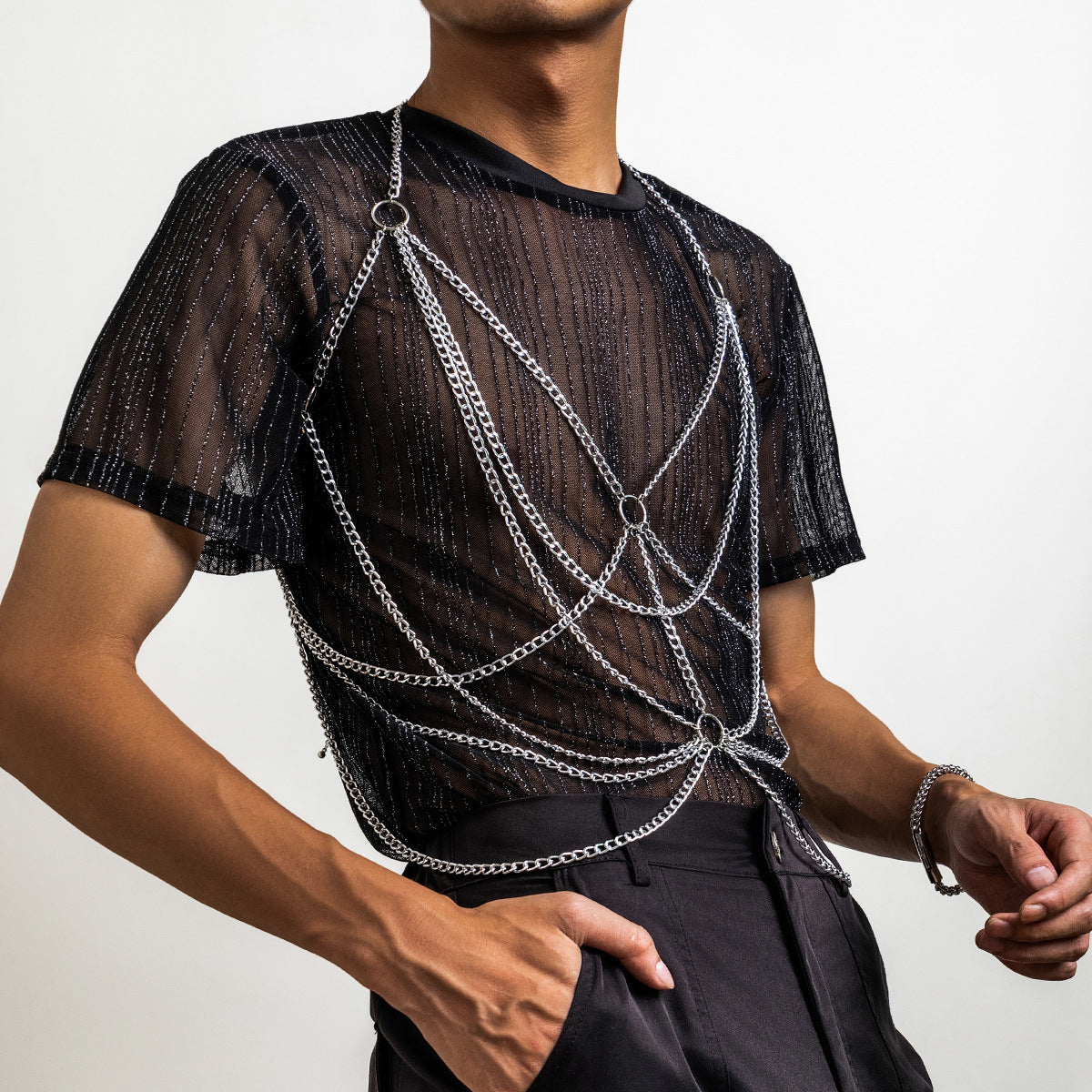 Stainless Steel Chain Body Harness