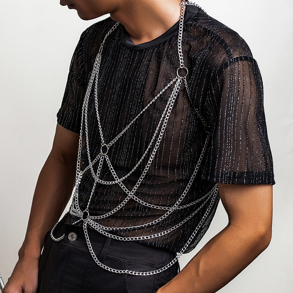 Stainless Steel Chain Body Harness