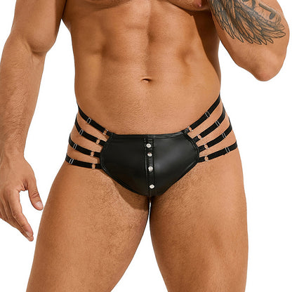 Leather Strap Thong