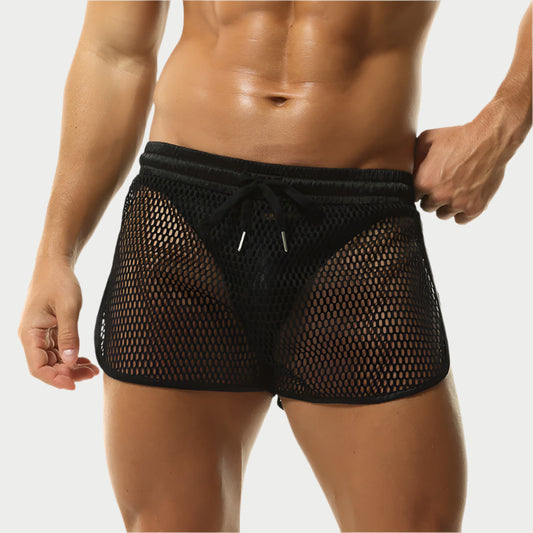 Mesh Split Shorts