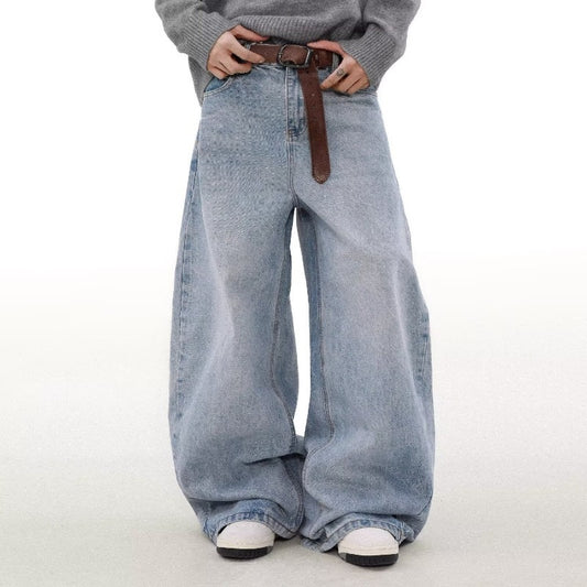 Retro Baggy Washed Denim Jeans