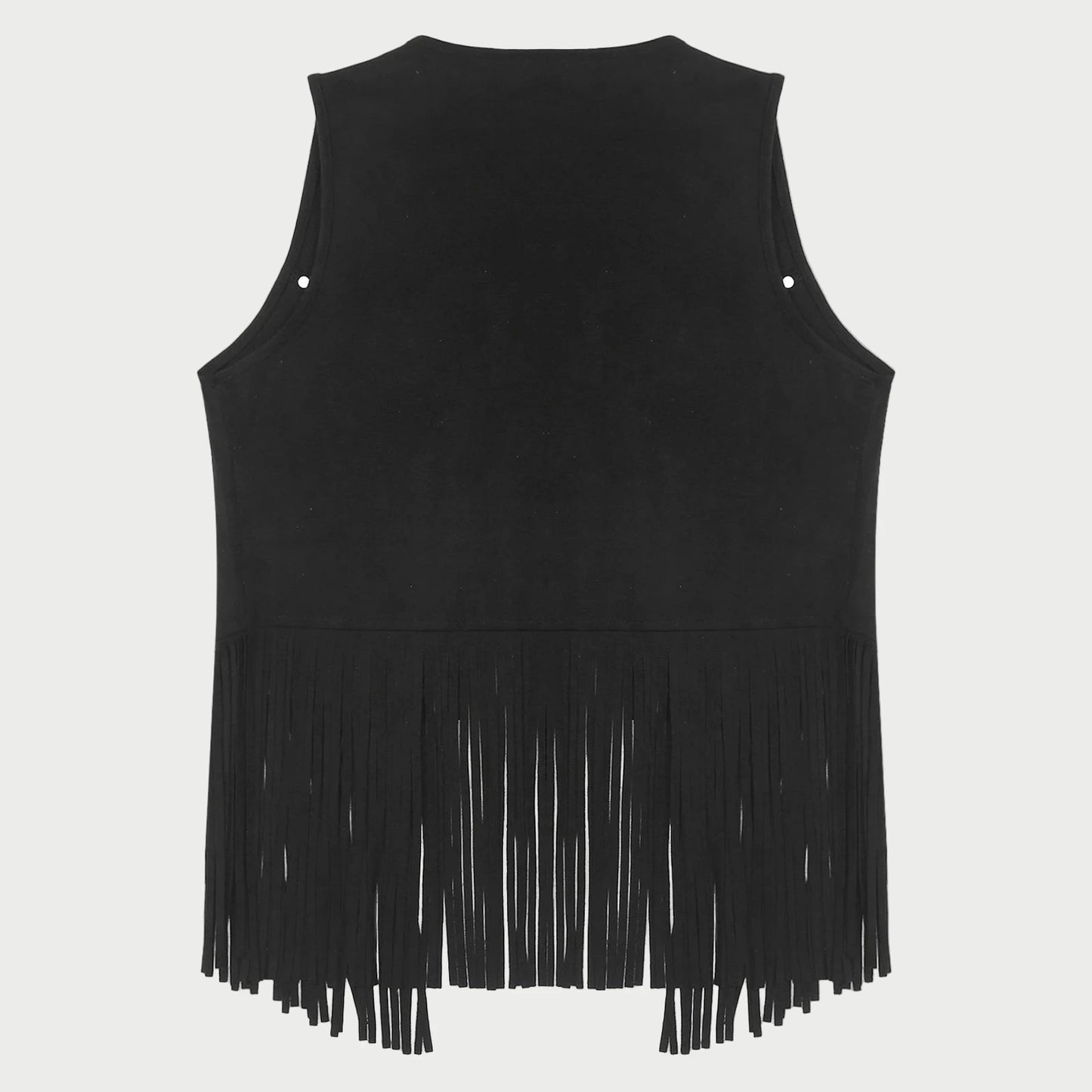 Suede Tassel Western Cowboy Vest