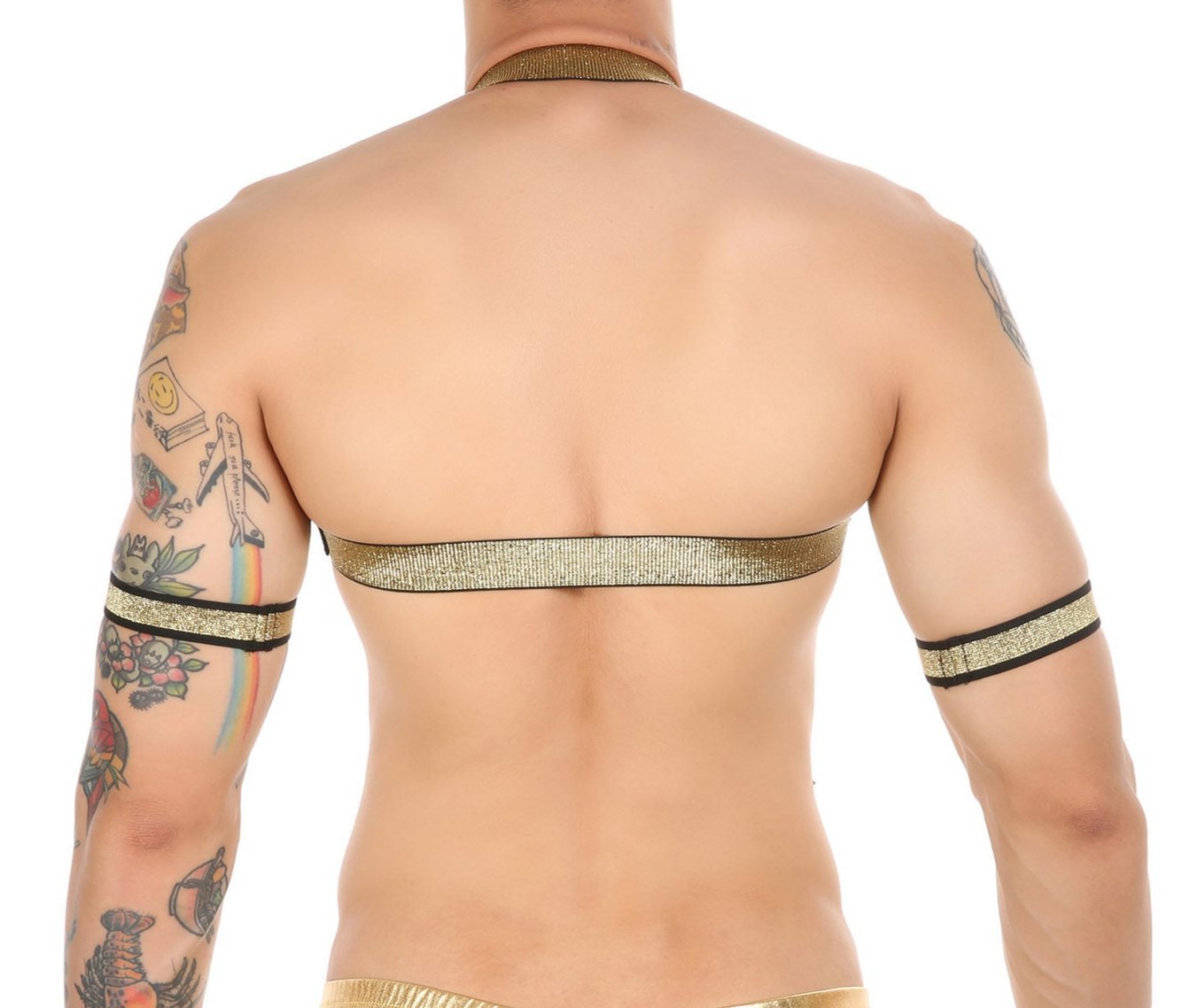 Gold Glitter Harness