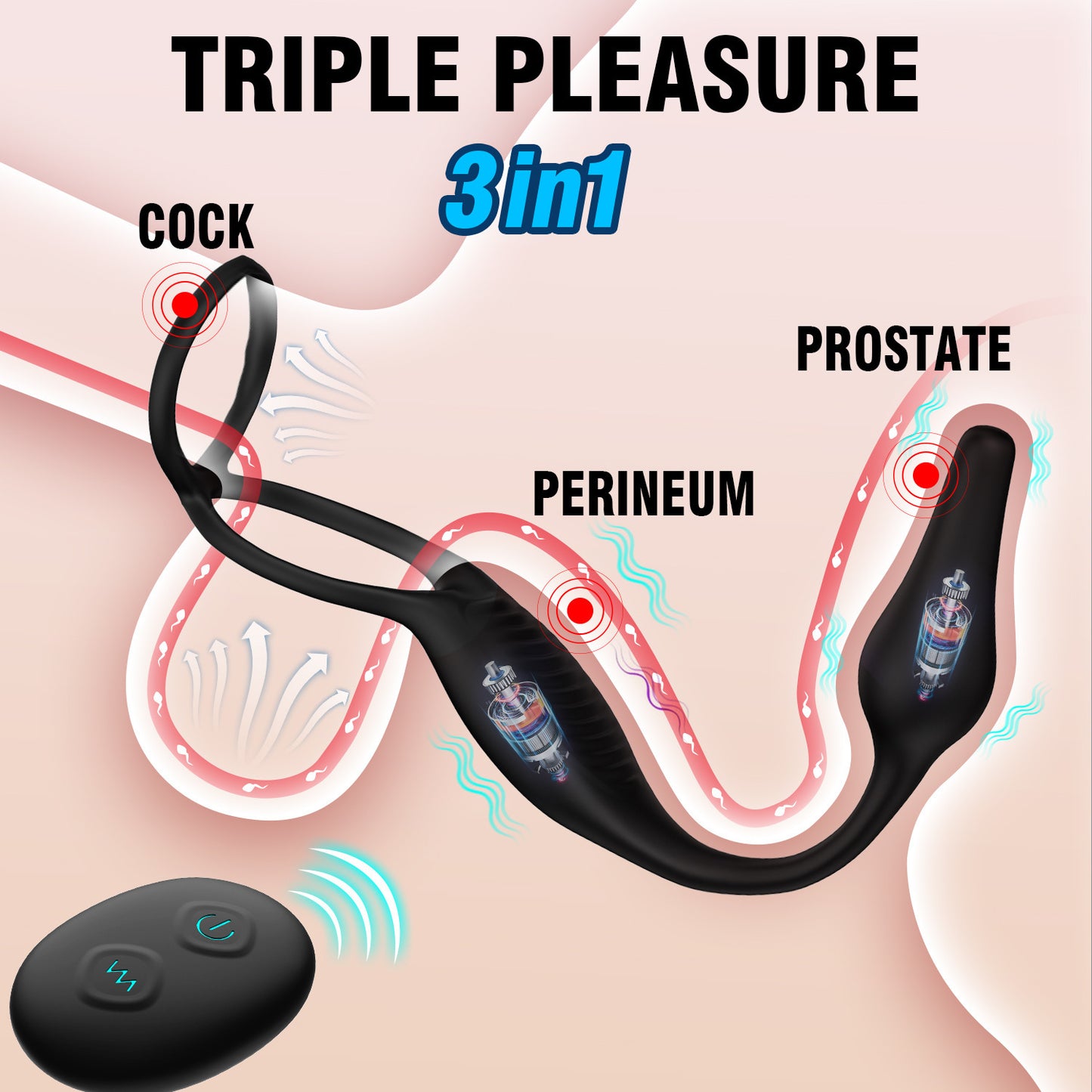 Prostate Double Stimulation Massager