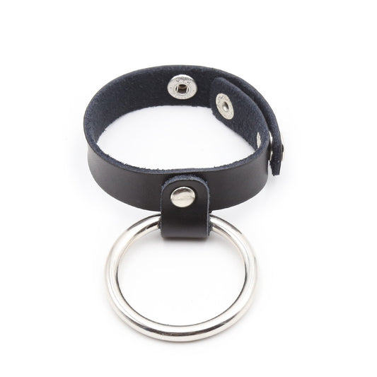 Leather Strap Cock Ring