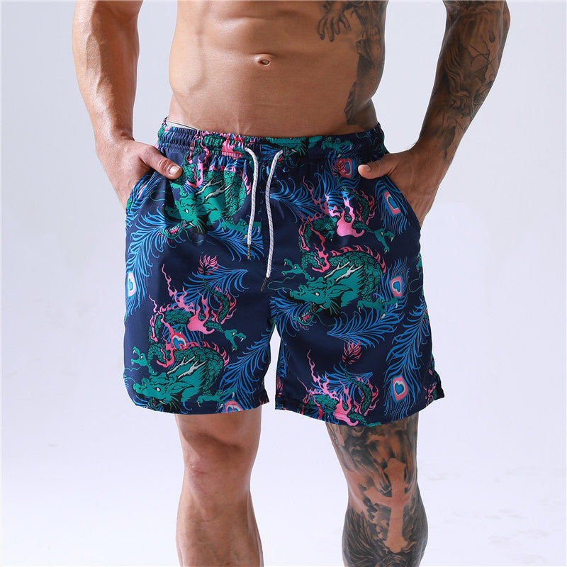 Peacock Swim Shorts