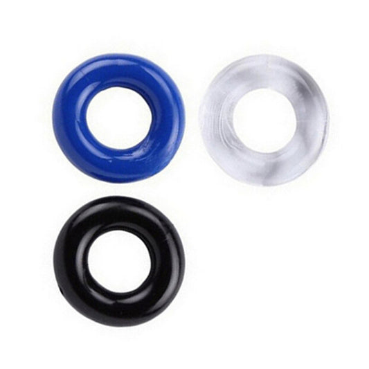 Silicone Cock Rings (3 Pack)