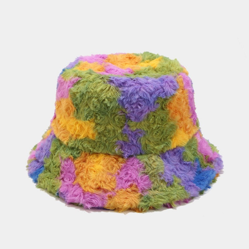 Fluffy Pattern Bucket Hat