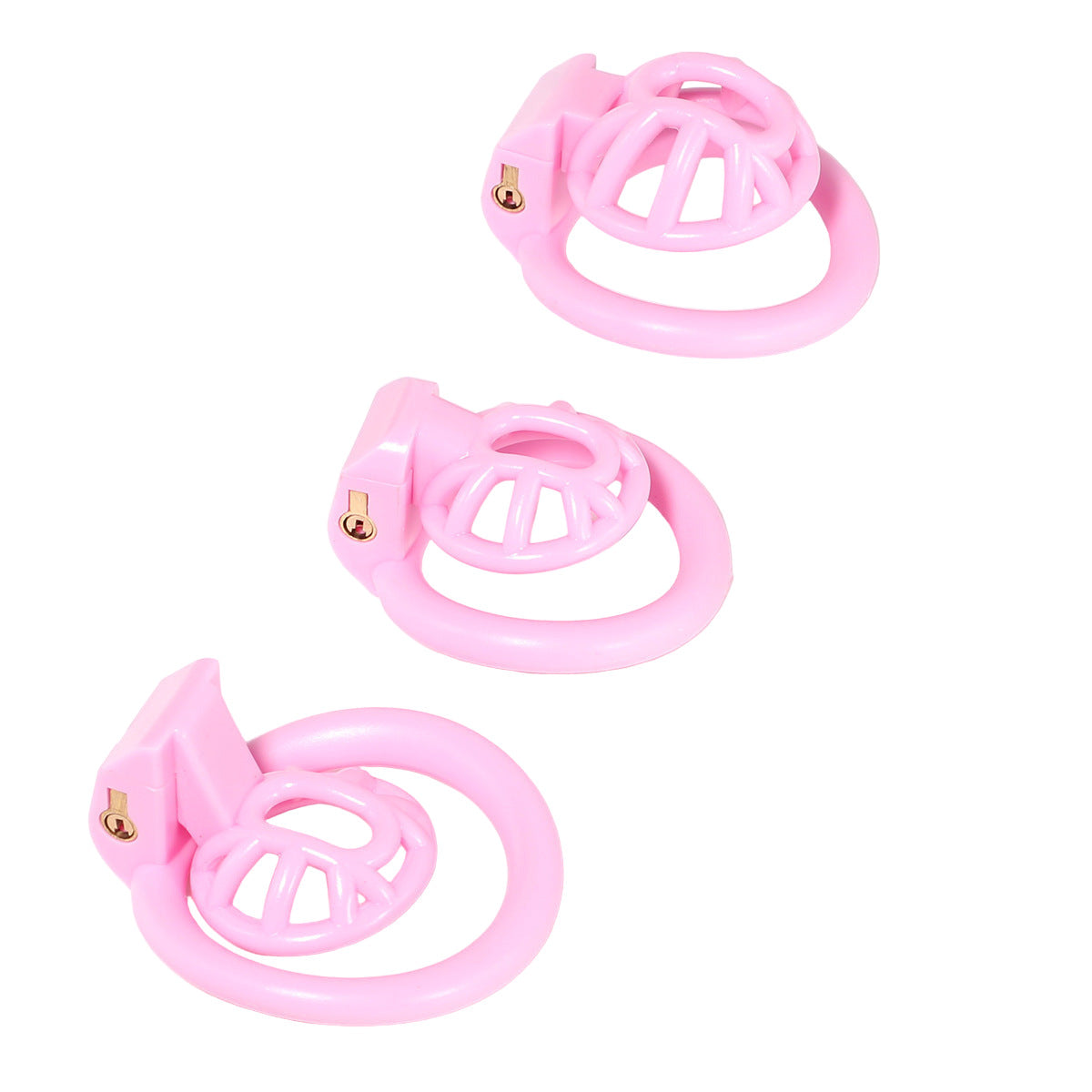 PushTech Chastity Cage With 4 Ring Sizes