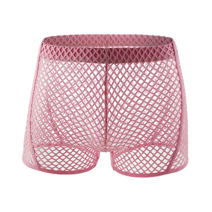 Mesh Fishnet High Shorts