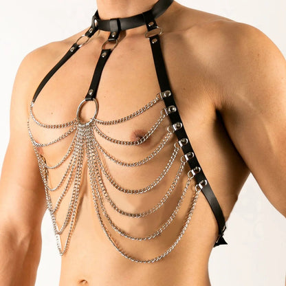 Leather Chain Harness